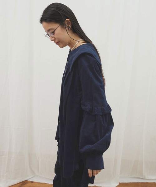fig London（フィグロンドン） ブラウス シャツ shirt corl blouse
