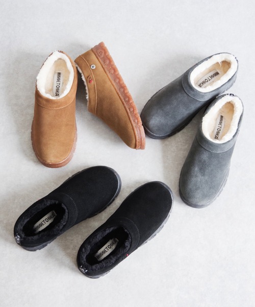 スリッポン 「MINNETONKA/ミネトンカ」 NEVA /ネバ ボアスリッポン レディース_12