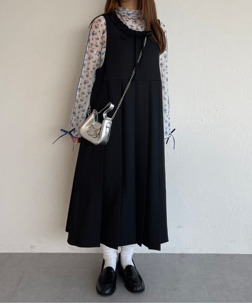 ワンピース kutaro ビックストライプ すとんワンピース（7203OH01） | Gabardine