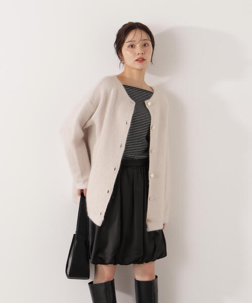 PROPORTION BODY DRESSING カーディガン FOX混ダブルフェイス