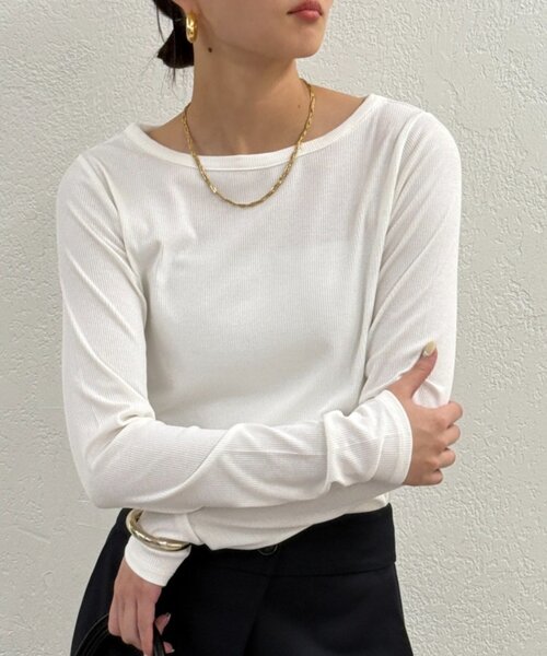 ★専用です★ラウンジドレス BASIC テレコロンT 2枚おまとめ Loungedress（ラウンジドレス） tシャツ BASICテレコロンT レディース