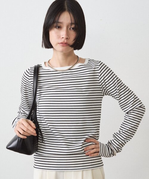 ★専用です★ラウンジドレス BASIC テレコロンT 2枚おまとめ Loungedress（ラウンジドレス） tシャツ BASICテレコロンT レディース