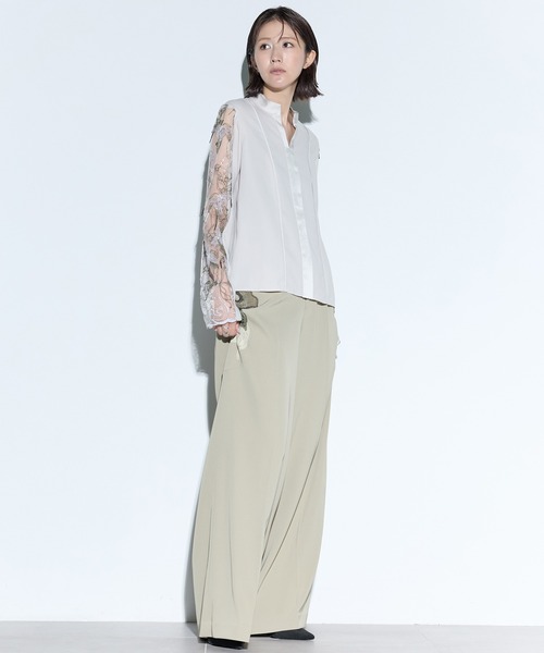 MURAL（ミューラル） tシャツ 「MURRAL/ミューラル」Tears flower lace