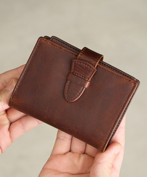 A_W 二つ折り財布 財布 折財布 二つ折り 本革 メンズ アウ OFFICIAL