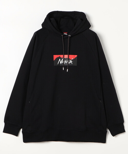 Rengga Adinugraha送料分 NANGA（ナンガ） パーカー ECO HYBRID BOX LOGO SWEAT HOODIE メンズ