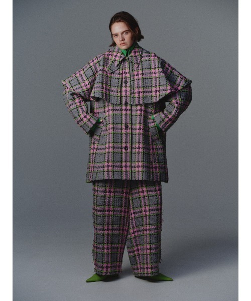 MAISON SPECIAL（メゾンスペシャル） パンツ Roving Check Pants