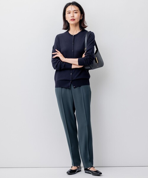 「23区」 イージーパンツ 38 グリーン レディース_画像9