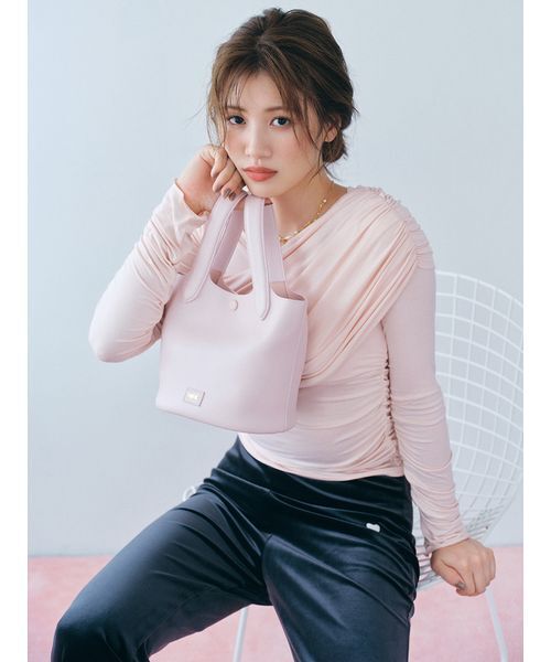 FURFUR（ファーファー） ハンドバッグ 「WEB限定カラー」ロゴカシメ 