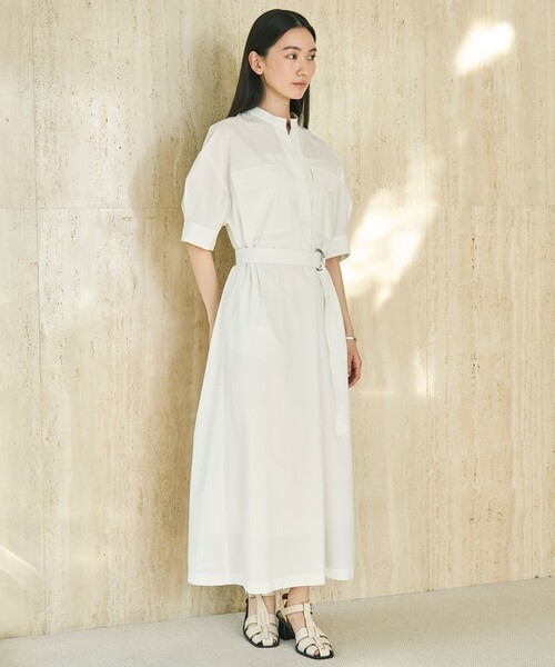 「UNFILO」 半袖ワンピース - ブラック レディース_画像3