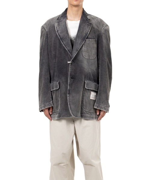 ジャケット テーラードジャケット 「MIHARAYASUHIRO/ミハラヤスヒロ」DISTRESSED CORDUROY BLAZER メンズの画像