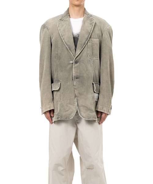 ジャケット テーラードジャケット 「MIHARAYASUHIRO/ミハラヤスヒロ」DISTRESSED CORDUROY BLAZER メンズの画像