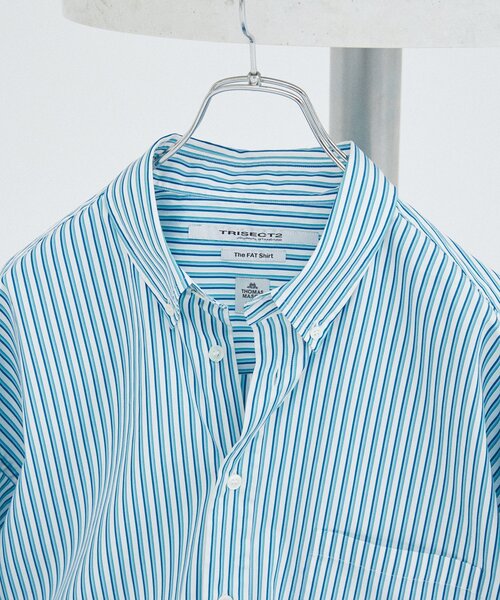 「THOMAS MASON」 半袖シャツ SMALL スカイブルー メンズの画像