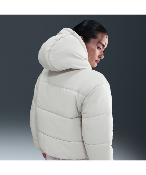 ナイキ ウィメンズ ダウン フーデッド ジャケットL NIKE（ナイキ） ダウンコート ダウンジャケット NSW TF SYNFL CLSC PFR