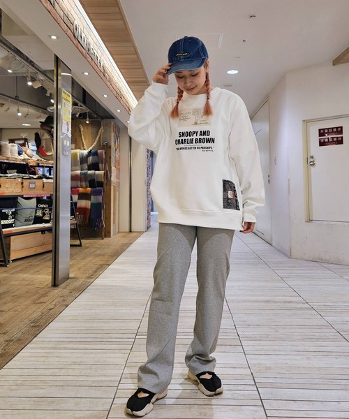 SNOOPY×OLD BETTY'S トレーナー スウェット スヌーピー「SNOOPY」Big