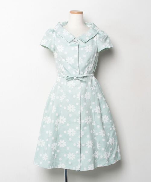 M'S GRACY（エムズグレイシー） 花柄ノースリーブワンピース 36