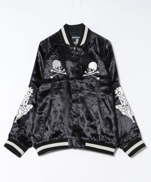 MASTERMIND WORLD スカジャン Betty-Boop×MASTERMIND スカジャン  