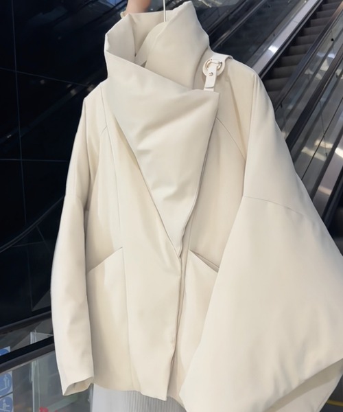 ジャケット・アウター Volume Collar Blouson agawd ADDITION STORE ダウンコート ダウンジャケット ボリューム カラー