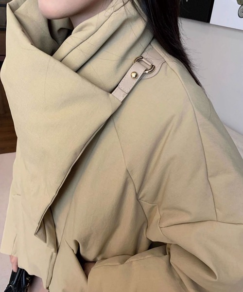 ジャケット・アウター Volume Collar Blouson agawd ADDITION STORE ダウンコート ダウンジャケット ボリューム カラー