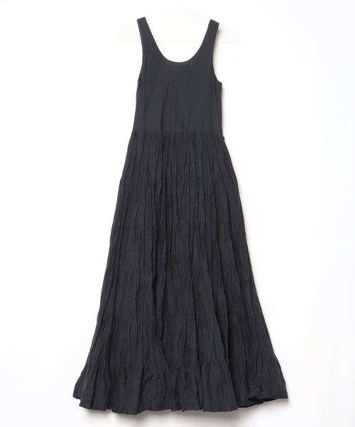 「MARIHA」 ノースリーブワンピース - ブラック レディース_画像2