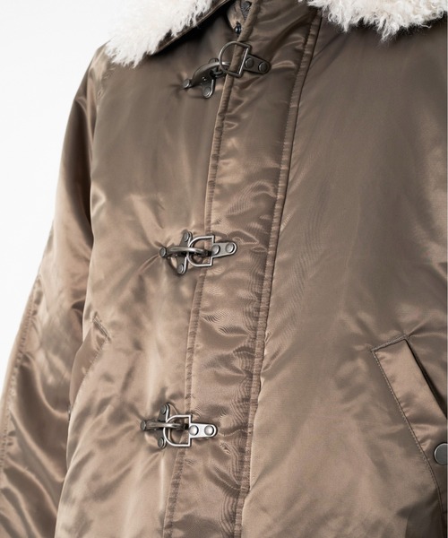 Camphor wood ブルゾン アウター DETACHABLE COLLAR FIREMAN BOMBER