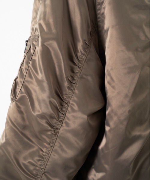 Camphor wood ブルゾン アウター DETACHABLE COLLAR FIREMAN BOMBER