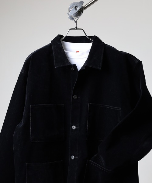 Many men, many minds. カバーオール MANYMENMANYMINDS フロッキー加工