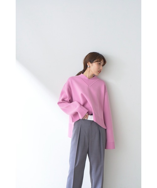 「MIESROHE」 長袖ニット FREE ホワイト レディース_画像3