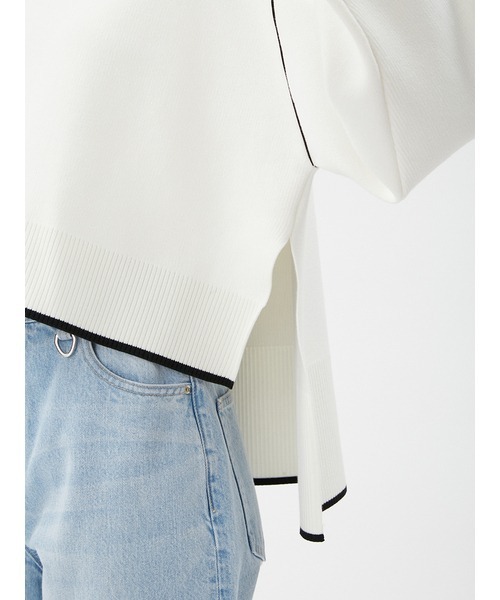 「MIESROHE」 長袖ニット FREE ホワイト レディース_画像9
