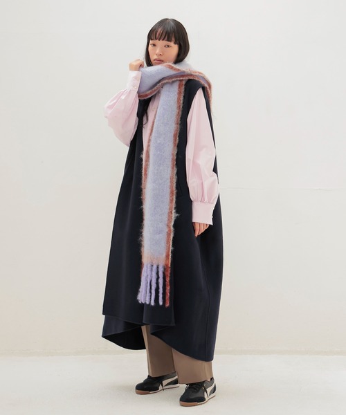 814 EZCARAY マフラー ストール 814 Ezcaray / Twist Frame(814