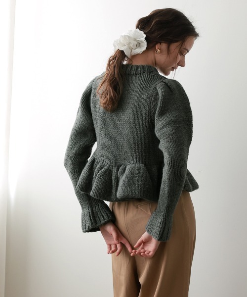 DONOBAN（ドノバン） ニット セーター ハンドメイドパフニット