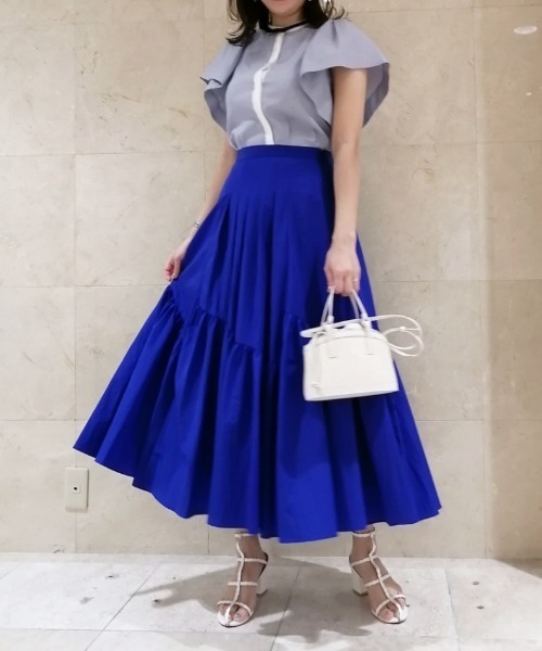 CELFORD（セルフォード） フレアスカート 38 ブルー レディース