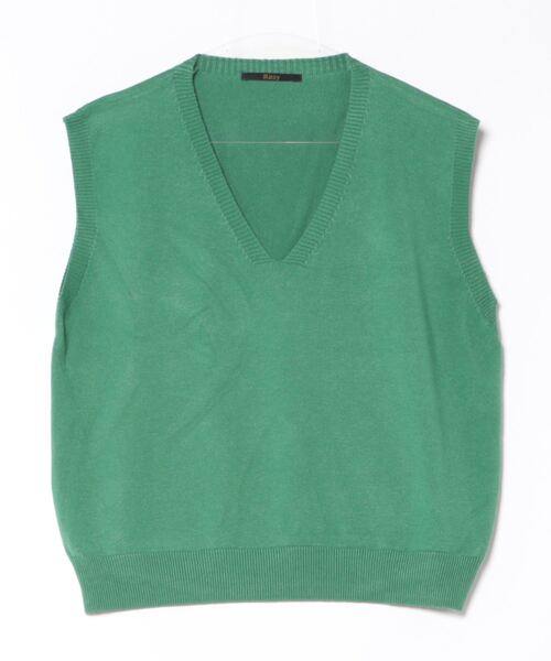 「Ritzy」 ニットベスト L ネイビー レディース_画像3