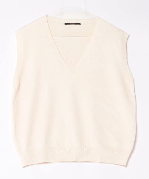 「Ritzy」 ニットベスト L ネイビー レディース_画像9