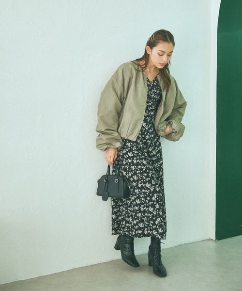 「mysty woman」 ブルゾン FREE ブラック レディース_画像2