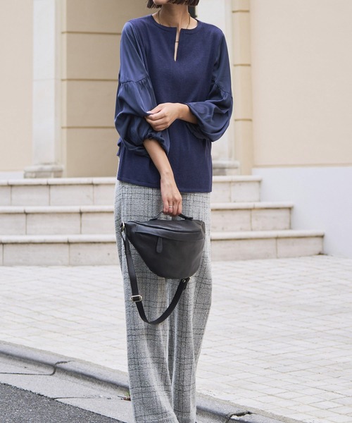 「Audrey and John Wad」 長袖ニット FREE イエロー レディース_画像9