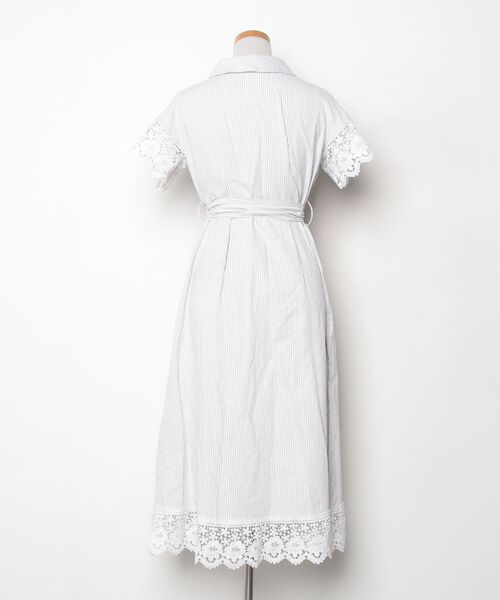 「apres jour」 半袖ワンピース MEDIUM グレイッシュベージュ レディース_画像2
