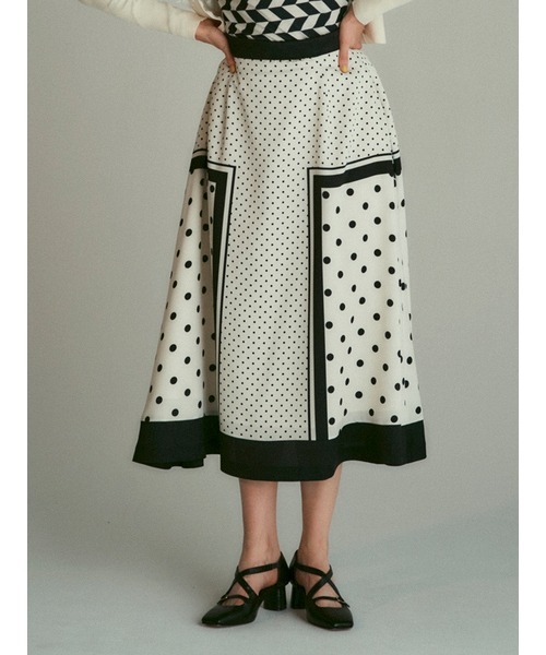 FURFUR（ファーファー） フレアスカート FREE アイボリー レディース