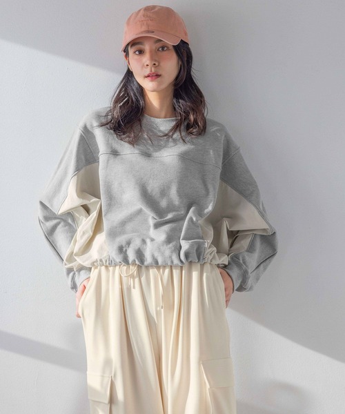 LOWRYS FARM（ローリーズファーム） スウェットカットソー FREE グレー