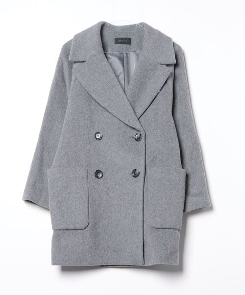 GLOBAL WORK（グローバルワーク） チェスターコート FREE 杢グレー