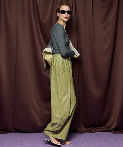 MAISON SPECIAL（メゾンスペシャル） パンツ Waist Tuck Work Pants