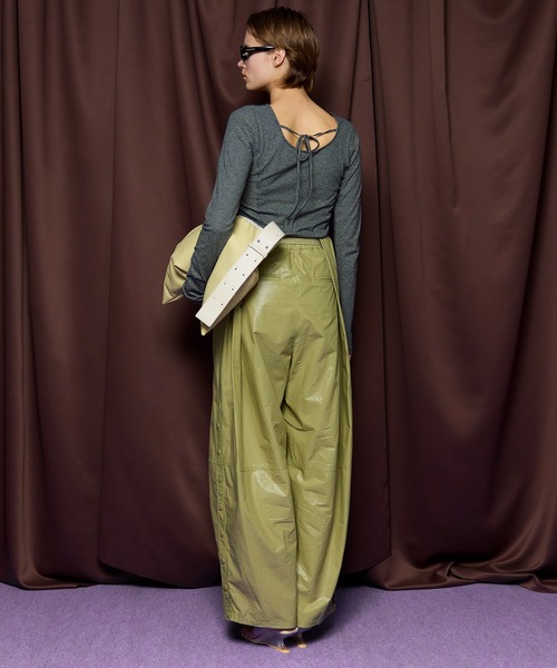 MAISON SPECIAL（メゾンスペシャル） パンツ Waist Tuck Work Pants