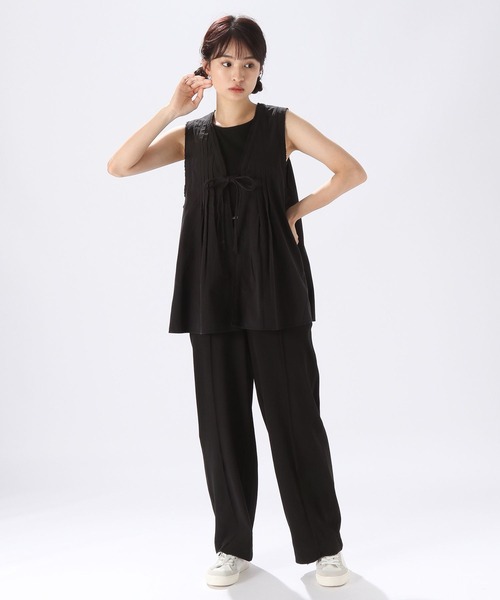 niko and…（ニコアンド） ベスト FREE カーキ レディース : ZOZOTOWN