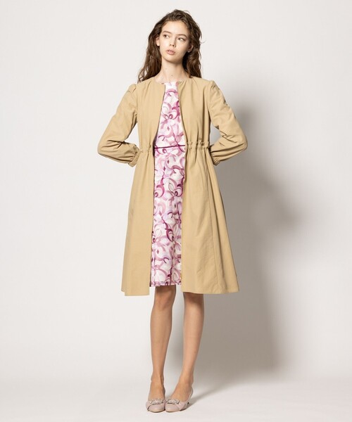 TOCCA（トッカ） ノーカラーコート 2 ネイビー レディース : ZOZOTOWN