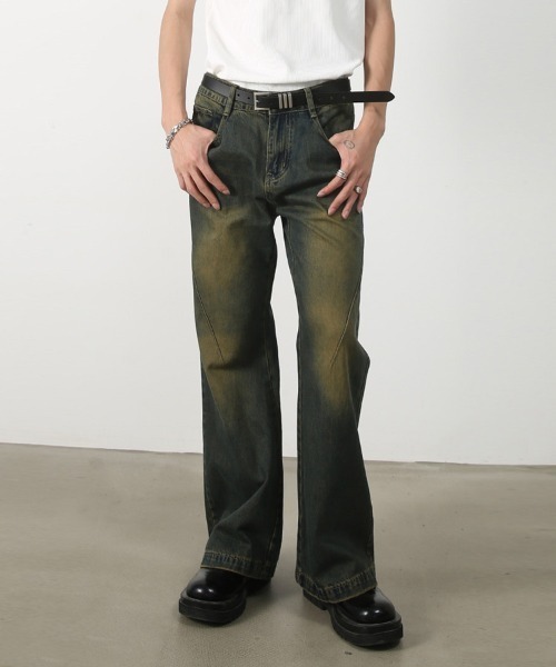 「Ressaca」 デニムパンツ S ライトブルー メンズ_画像8