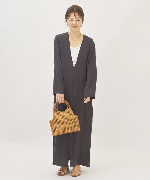 「Plage」 サロペットスカート 38 ベージュ レディース_画像3