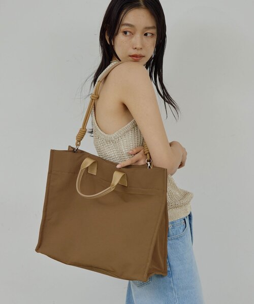 トートバッグ 「WEB限定」「2way／撥水加工」ナイロントート レディース