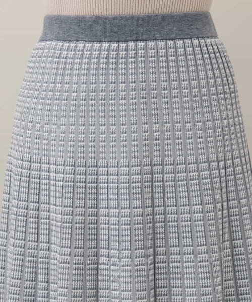 「MK MICHEL KLEIN」 ニットスカート 38 ブラック レディース_画像5