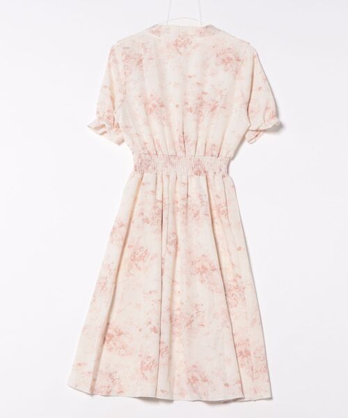 「BLANC FICELLE」 半袖ワンピース M アイボリー レディース_画像2