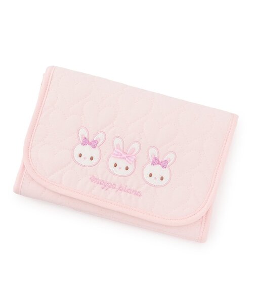 mezzo piano 母子手帳ケース 「メゾピアノママ」ウサギアップリケ母子