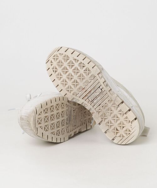 「PUMA」 ローカットスニーカー 25.0cm ホワイト レディース_画像3